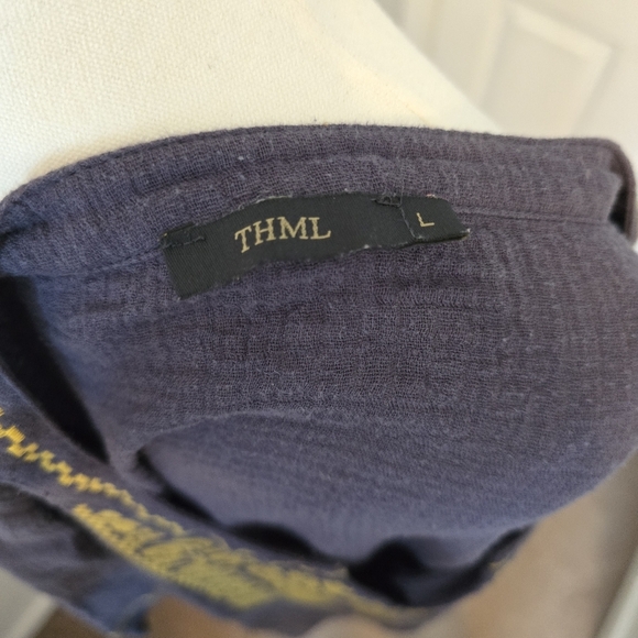 THML | Large | Cotton Embroidered Tunic - Picture 7 of 9